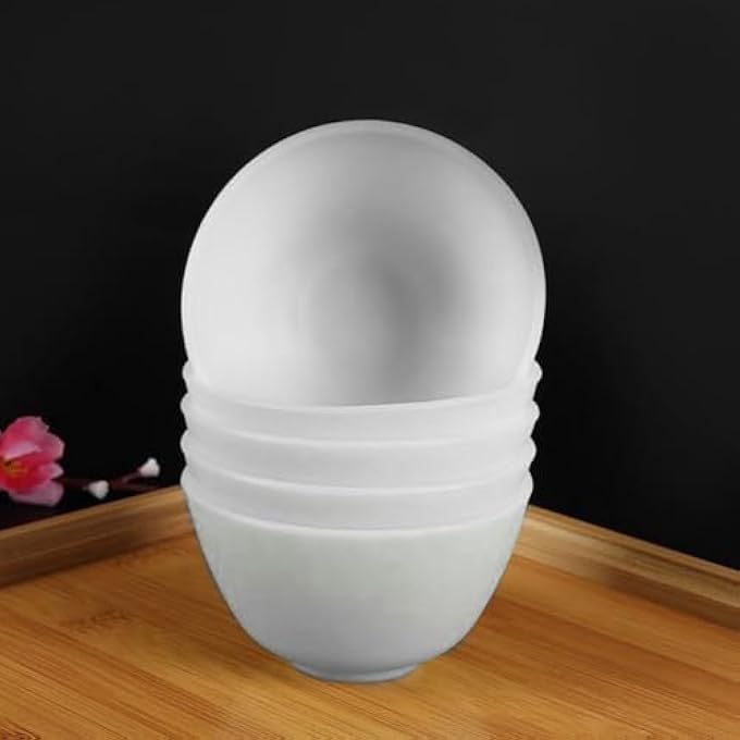 minkissy 6PCS WHITE DIY FACE MASK MIXING BOWL SILICONE FACIAL MUD BOWL COSMETIC BEAUTY TOOL FOR HOME SALON(THREE DIFFERENT SIZES) - Image 3